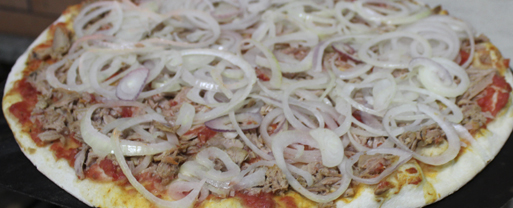 Pizzas com Peixes